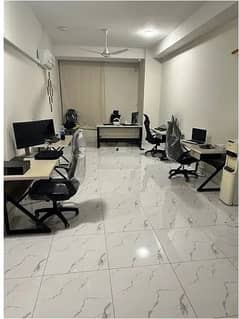 Fully Furnished Area 500 Square Feet Office Available For Rent Real Pictures in Gulberg 3 Lahore 0