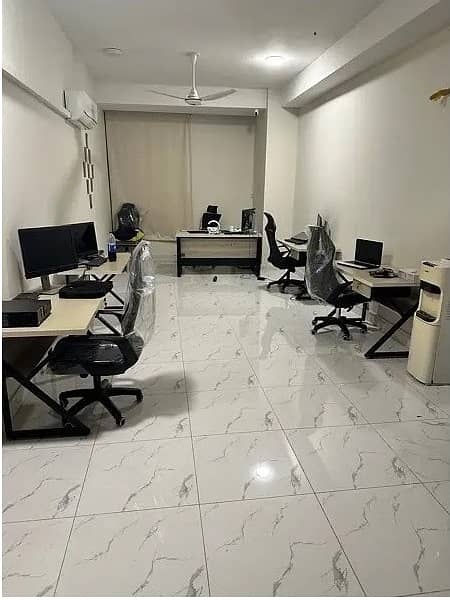 Fully Furnished Area 500 Square Feet Office Available For Rent Real Pictures in Gulberg 3 Lahore 1