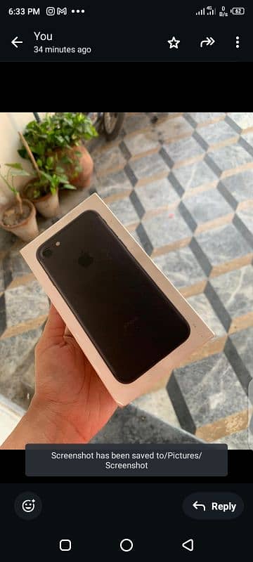 iPhone 7 32 GB with free covers for sale with box 7