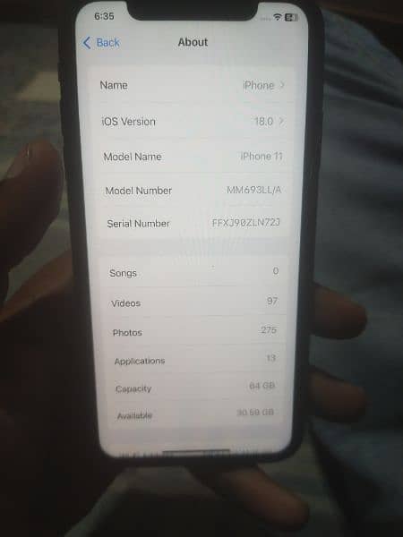 iPhone 11 64gb jv 8