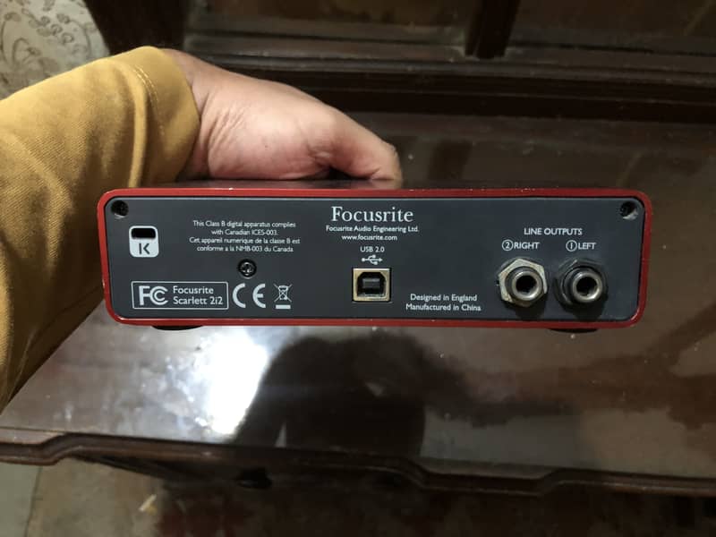 Focusrite studio interface 1