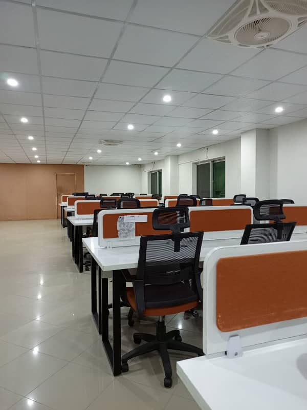 office hall for rent in johar town main road opposite emporium shopping mall 0