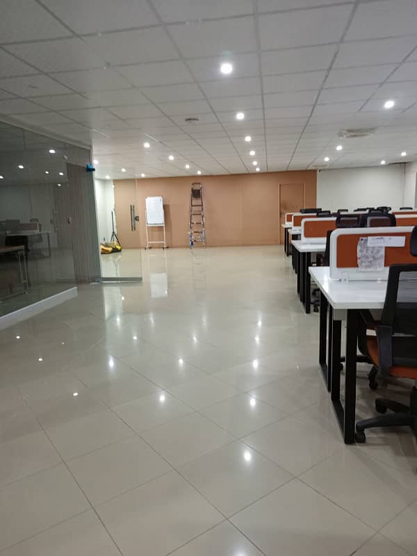 office hall for rent in johar town main road opposite emporium shopping mall 1