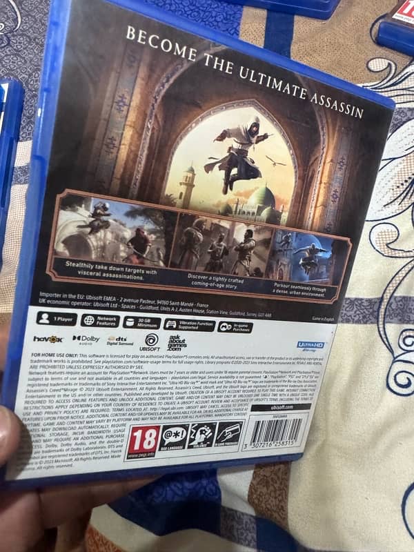 Assassins Creed Mirage  Ps5 new condition 2