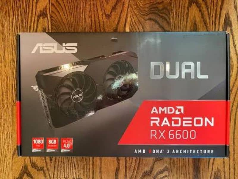 RX 6600 ASUS DUAL SEALED WITH BOX BRAND NEW CONDITION 1