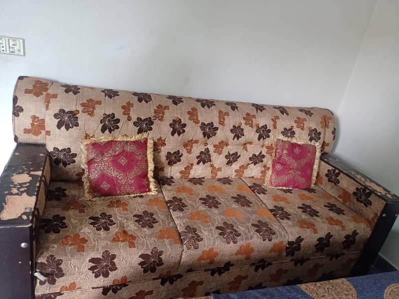 Golden colour sofa 2