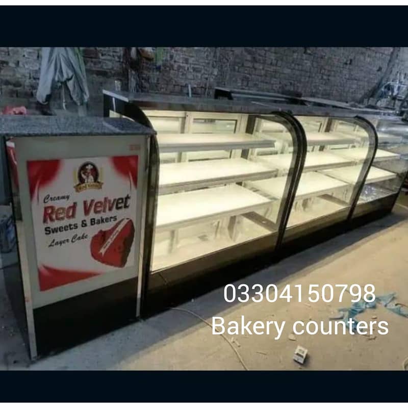 Counter New Bakery Counter Glass Counter Bakery Show Case 11