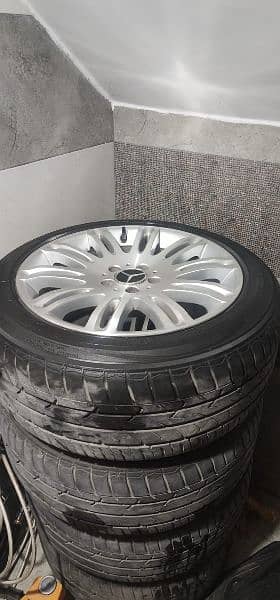 Mercedes Rims tyre 18 size 2