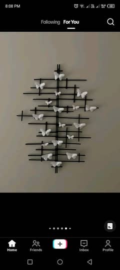 white and black Wall hanging decoration item just in rs. 250