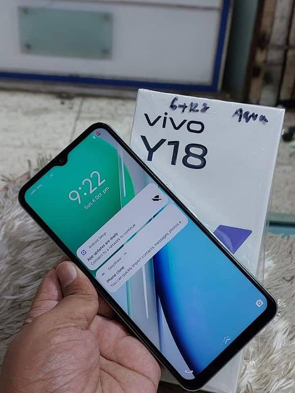 vivo y18 6/128 GB 03230916581 my what'sap 2