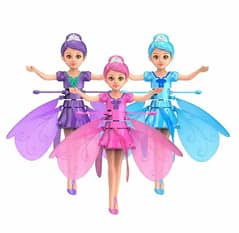 Flying doll for kids rechargeable gesture sensing mini flying toy 0