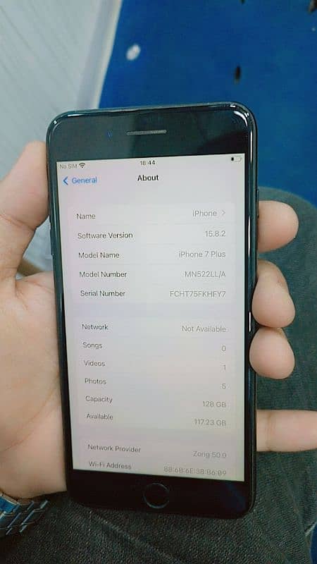 iPhone 7 plus  PTA approve 128gb fingerprint all okay good condition 4