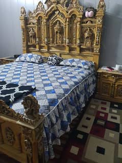 king size bed with mattress