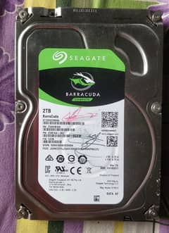 Internal Hard drive 2tb