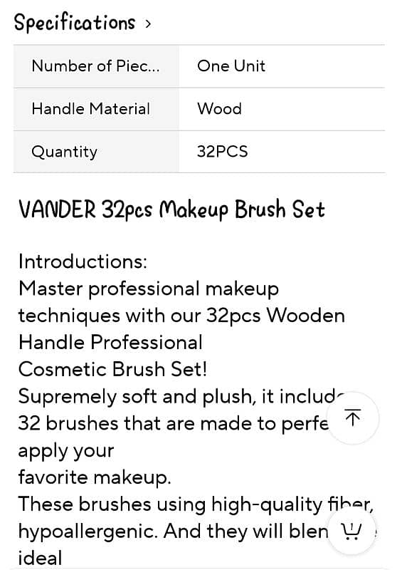 makeup brush set 4