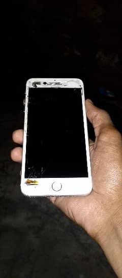 i phone 7 plus (silver) colour original panel (broken) butt perfect 0