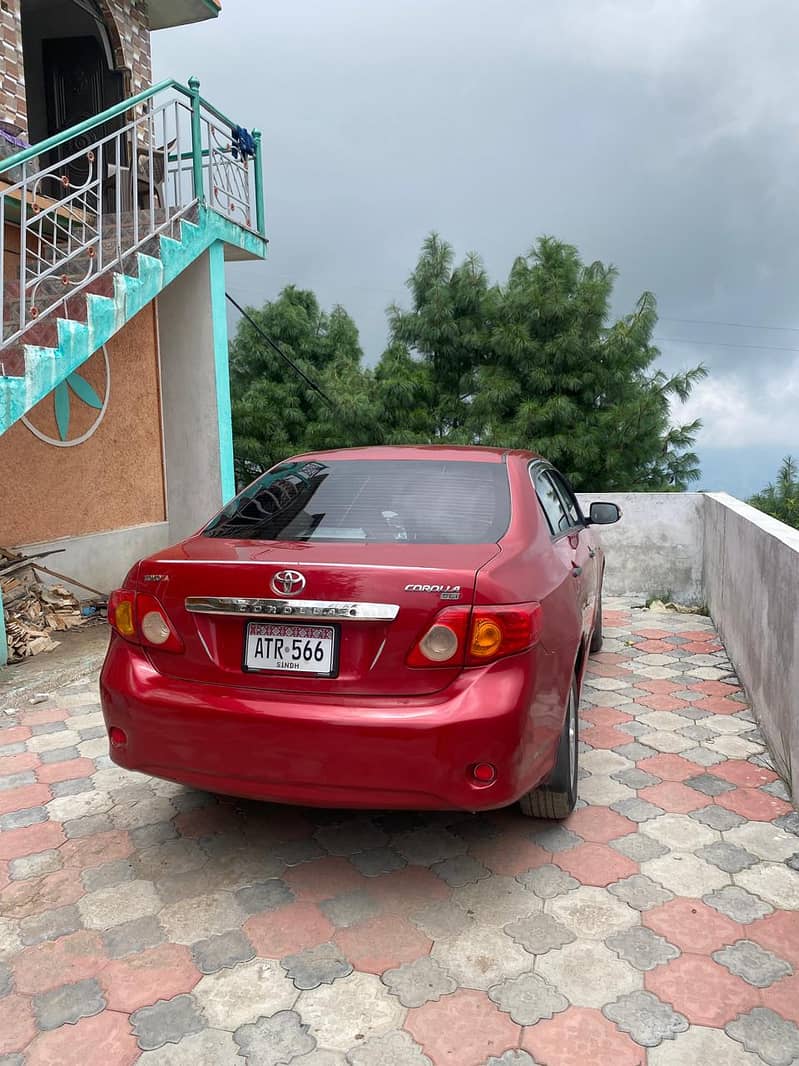 Toyota Corolla GLI 2010 Red colour 4