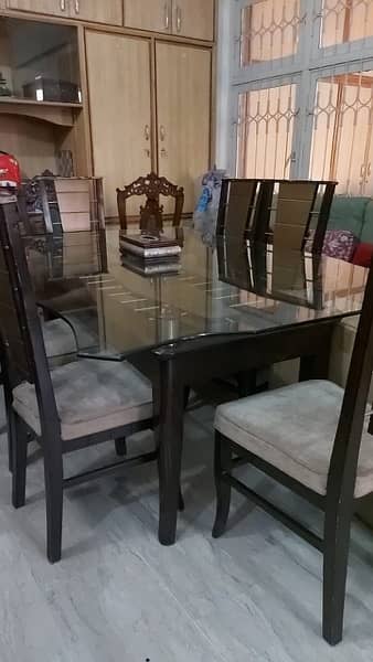 6 Chairs with Large Dining Table 2