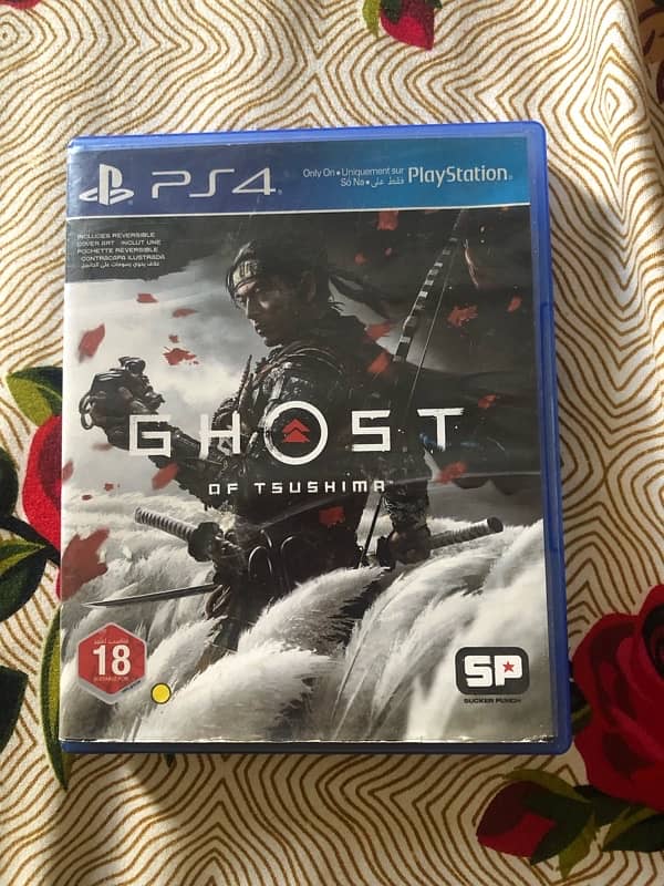 ghost of Tsushima ps4 video game urgent sale 1