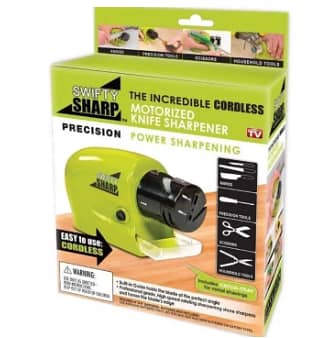 Knife Sharpening Cordless, Motorized Knife Blade Sharpener - Green 1