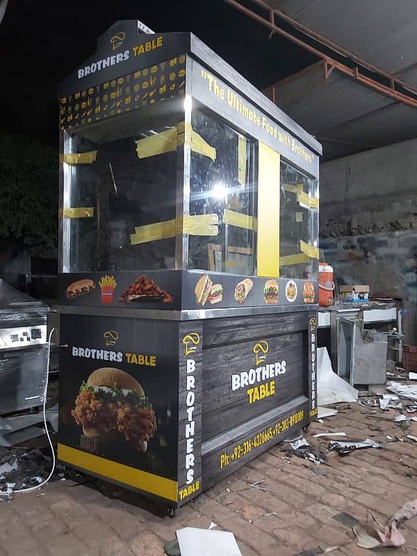 Shawarma & Fast Food Counter - Food Cart- Food Display Counter- Stoves 13