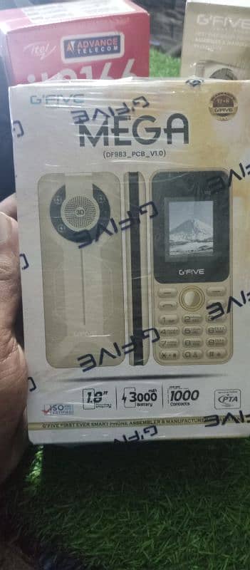 GFive MEGA Keypad Phone Box Pack Brand New 18Months Warranty Delivery 0