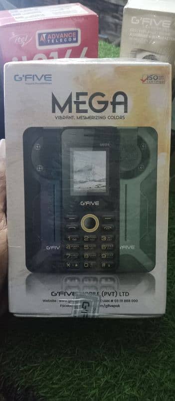 GFive MEGA Keypad Phone Box Pack Brand New 18Months Warranty Delivery 1