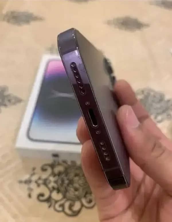 iPhone 14pro max deep purple with full box jv 128jb 3