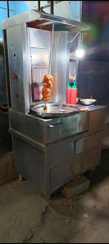 shawarma machine counter complete Saman 4