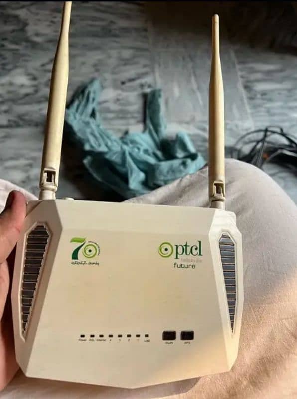 ptcl modem all okay with adapter 0