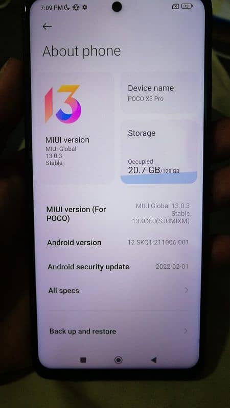 poco x 3 pro 6 gb 128 gb 2