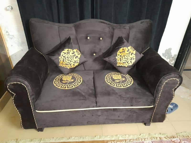 6 seater sofa set brand new 1