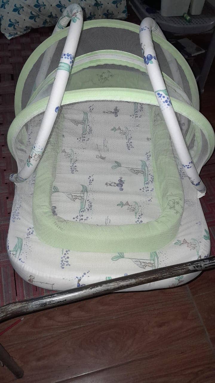 Baby foam/mattress bed with net cover in good condition. 0