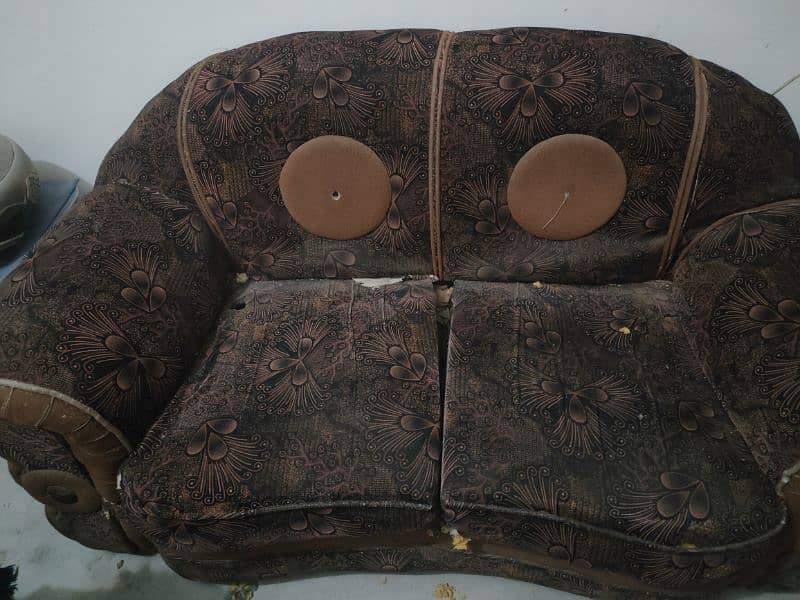 6 seater used sofa set 2