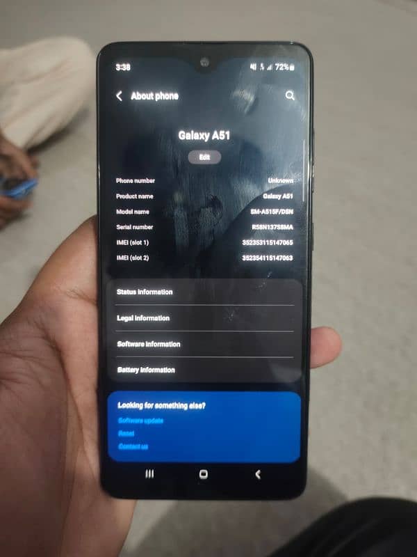 Samsung a51 6 128 only phone id card ki copy mil jye gi 2