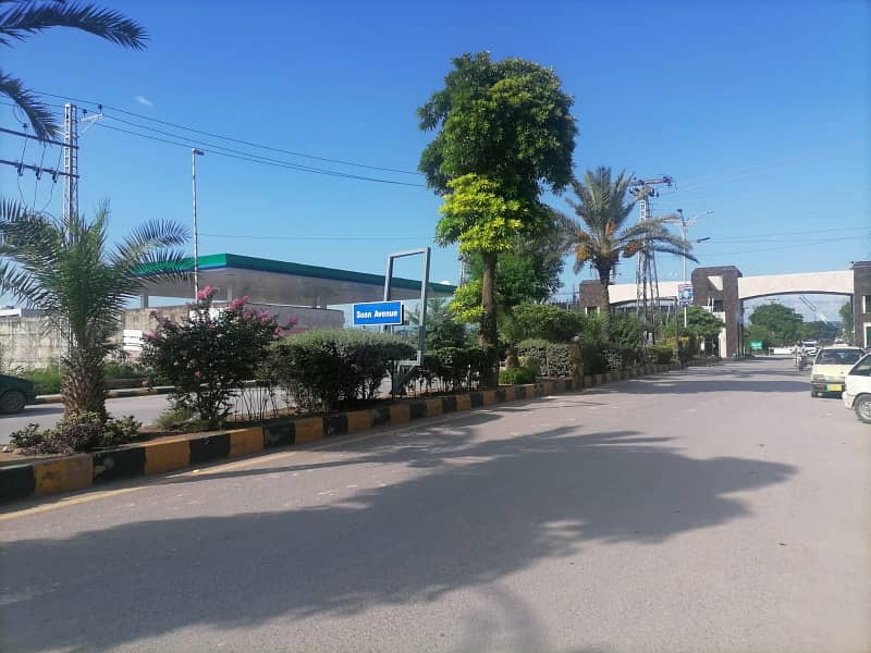 6 Marla Commercial Plot For Sale On Canal Road Soan Garden H Block 8