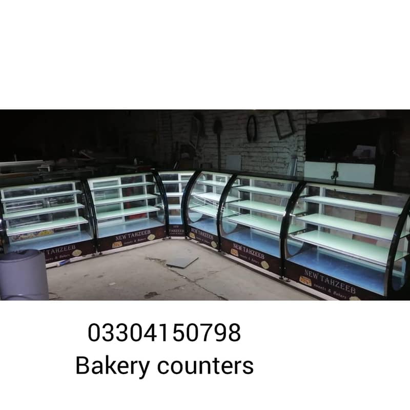 Counter New Bakery Counter Glass Counter Bakery Show Case 14