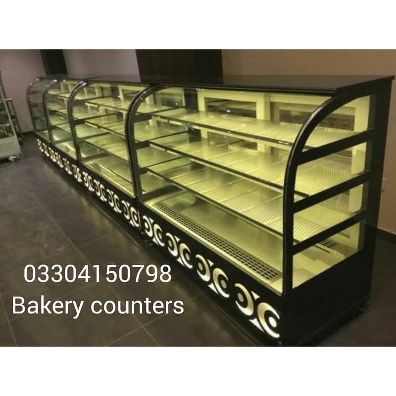 Counter New Bakery Counter Glass Counter Bakery Show Case 16