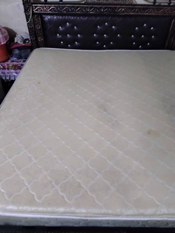 New condition iron bed and spring mattress Here now Contact us 1