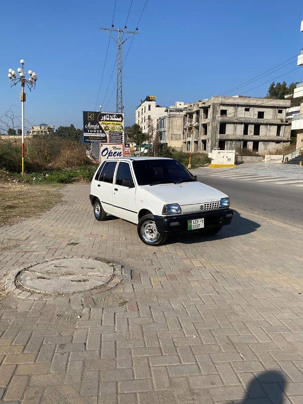 Suzuki Mehran VX 2012 white color. 6