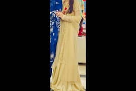 silk Long frock and kameez