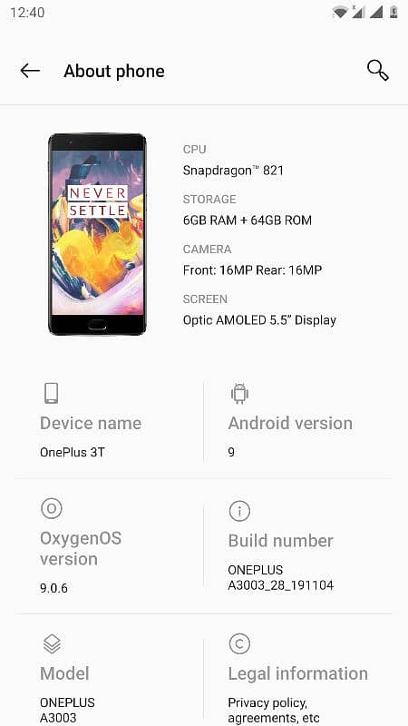 one plus 3t 6/64 bilkul ok set hai 10by9.5 condition hai 5