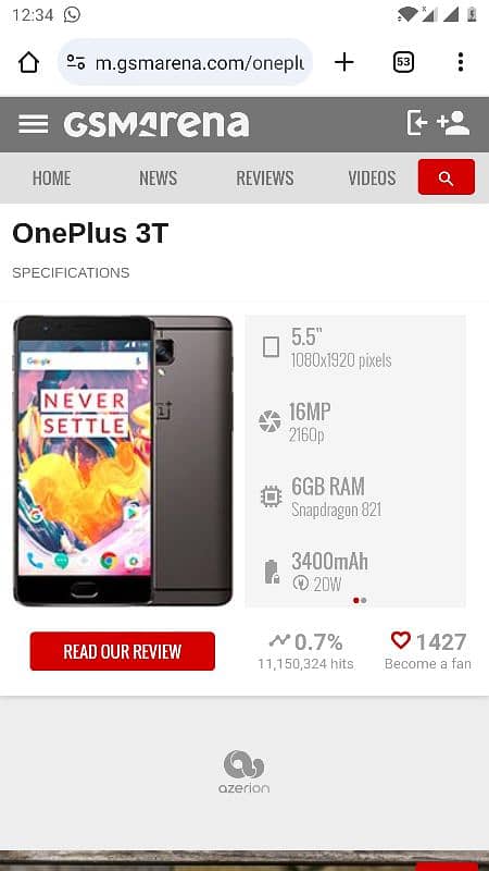 one plus 3t 6/64 bilkul ok set hai 10by9.5 condition hai 6