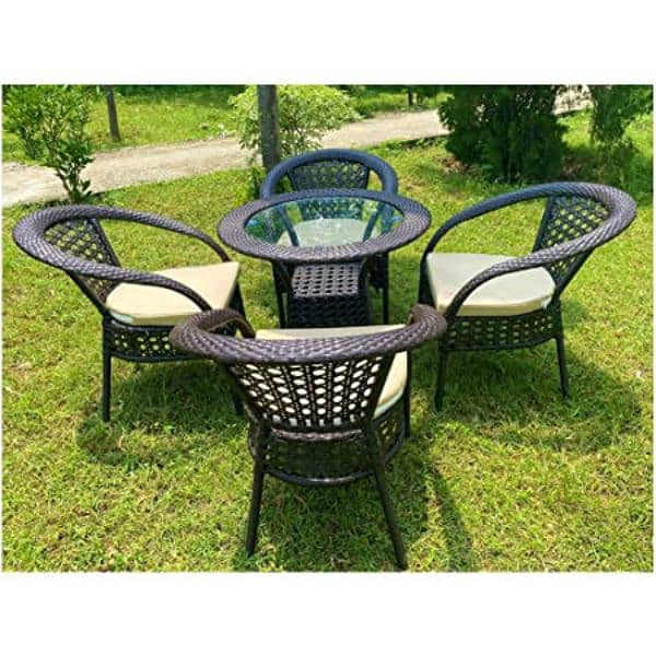 outdoor garden rattan uPVC furniture sofa set chairs and table 16