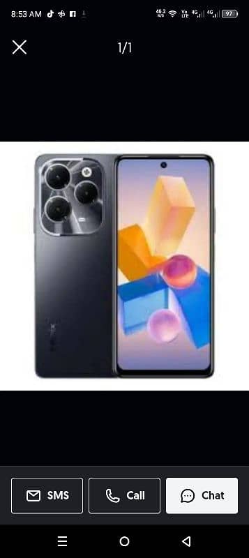 infinix  smart 8/4+4/64 gb 4 manth woranti exchange possible 1