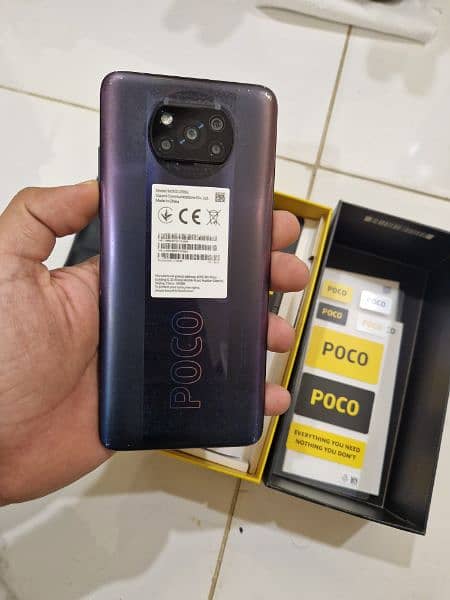 Poco X3 Pro 6Gb 128GB With IMEI matched Box. PTA Approved 3