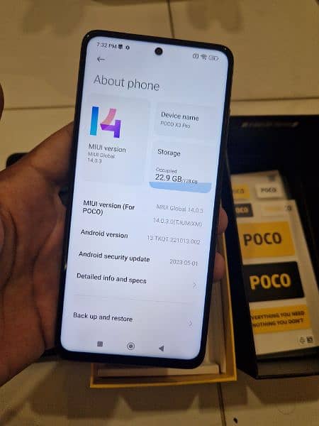 Poco X3 Pro 6Gb 128GB With IMEI matched Box. PTA Approved 11