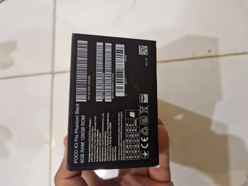 Poco X3 Pro 6Gb 128GB With IMEI matched Box. PTA Approved 18