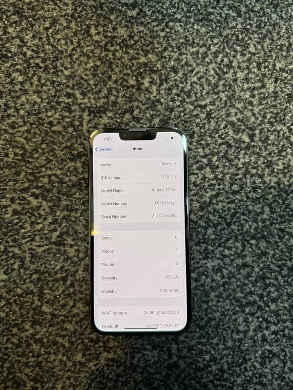 I PHONE 13 PRO 256GB 5