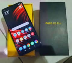 Redmi Poco x3 Pro with box charger